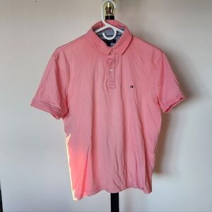 Tommy Hilfiger Men's Polo in Soft Pink